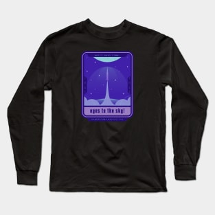 Official eegooblago meteorites "until next time... eyes to the sky!" Meteorite Long Sleeve T-Shirt